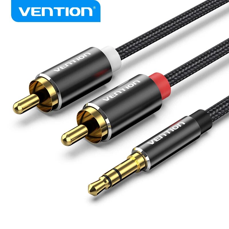 Home Cinema Tv - Vention RCA 케이블 3.5mm ~ 2RCA