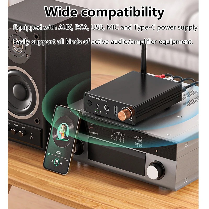 블루투스 6.0 오디오 송신기 수신기 3.5mm AUX - Home Cinema Wireless 리뷰 및 가격