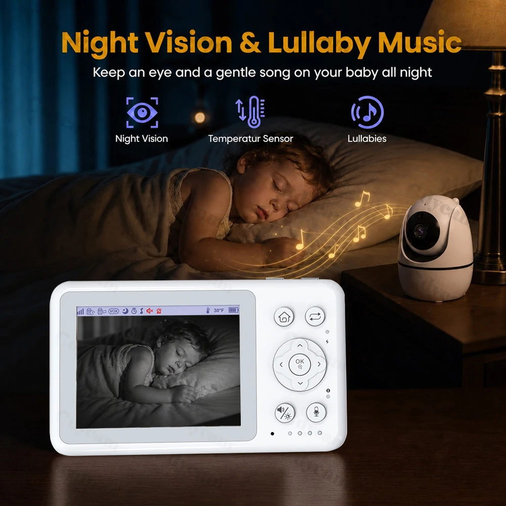 3.2인치 LCD 화면을 갖춘 비디오 아기 모니터, 양 - Home Cinema Wireless 리뷰 및 가격